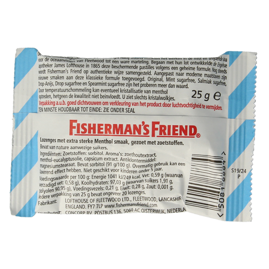 Fisherman's Friend Original suikervrij 25.00 Gram