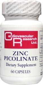 Cardio Vasc Res Zink picolinaat 25mg 60 Capsules