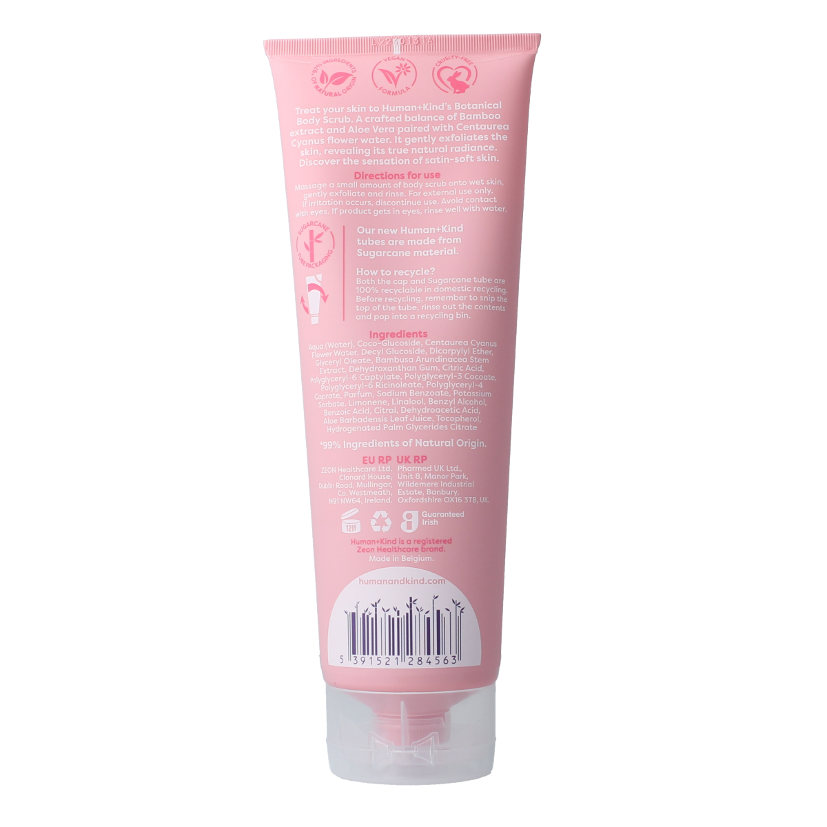 Human+Kind Body scrub fresh botanicals 250.00 Milliliter