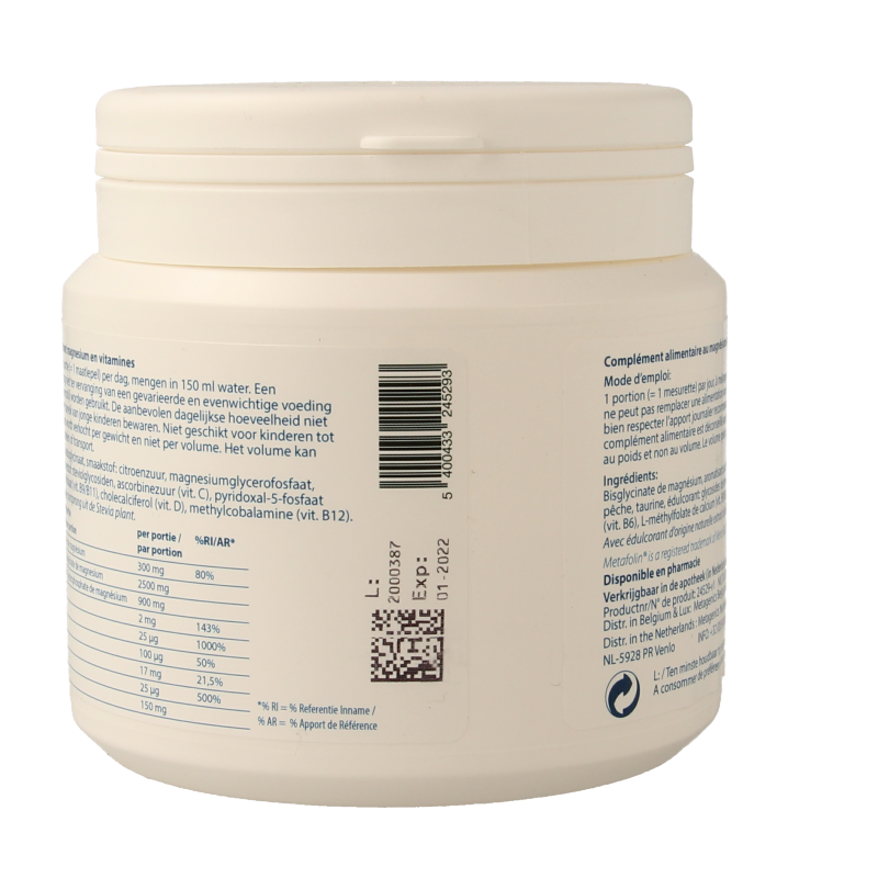 Metagenics Metamag perzik 227 Gram