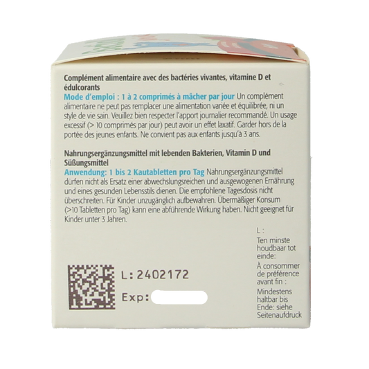 Metagenics Bactiol junior chew 60 Kauwtabletten