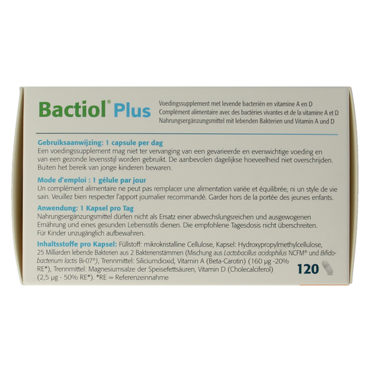 Metagenics Bactiol plus 120 Capsules