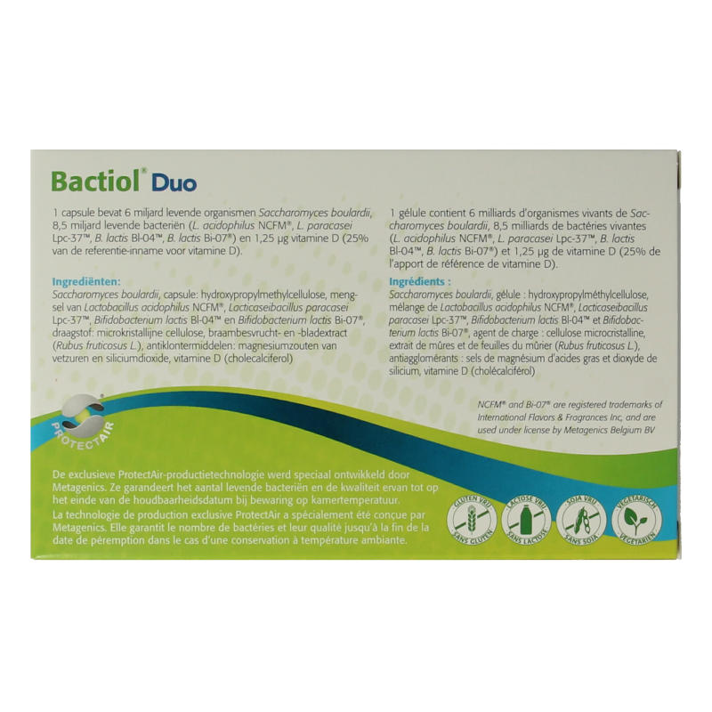 Metagenics Bactiol duo  15 Capsules