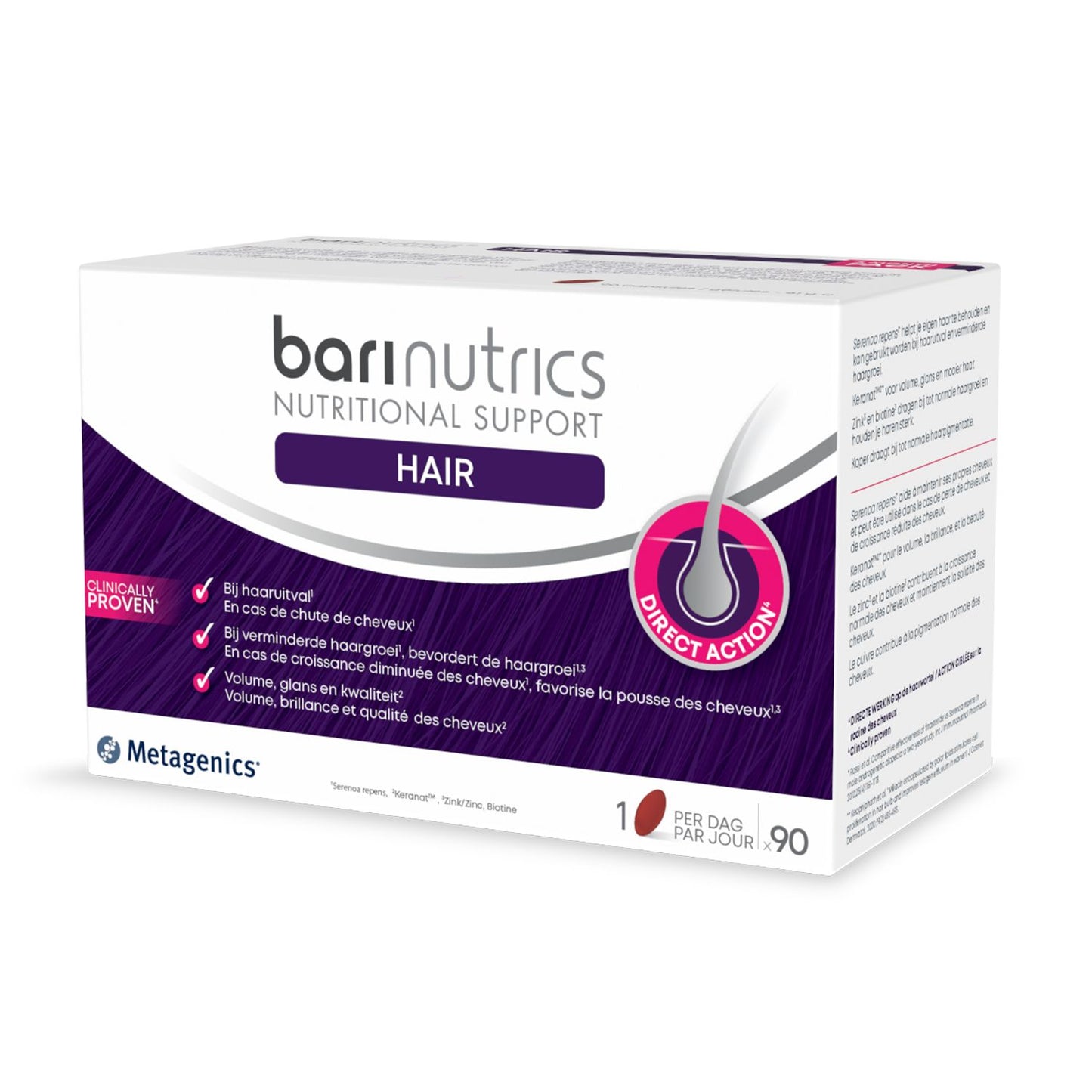 Barinutrics Hair 90 Softgels