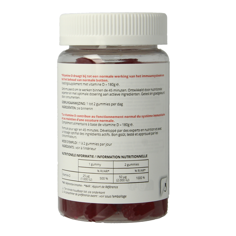 Metagenics Vitamine D 1000IU 60 Gummies