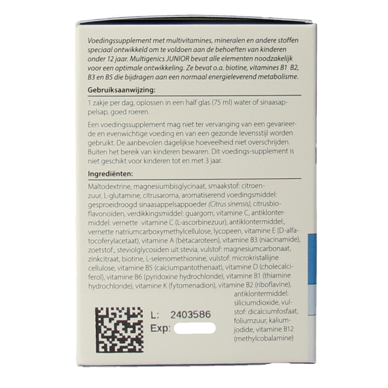 Metagenics Multigenics junior 30 Sachets