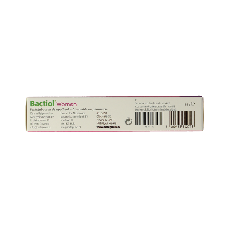 Metagenics Bactiol women NFD 30 Capsules