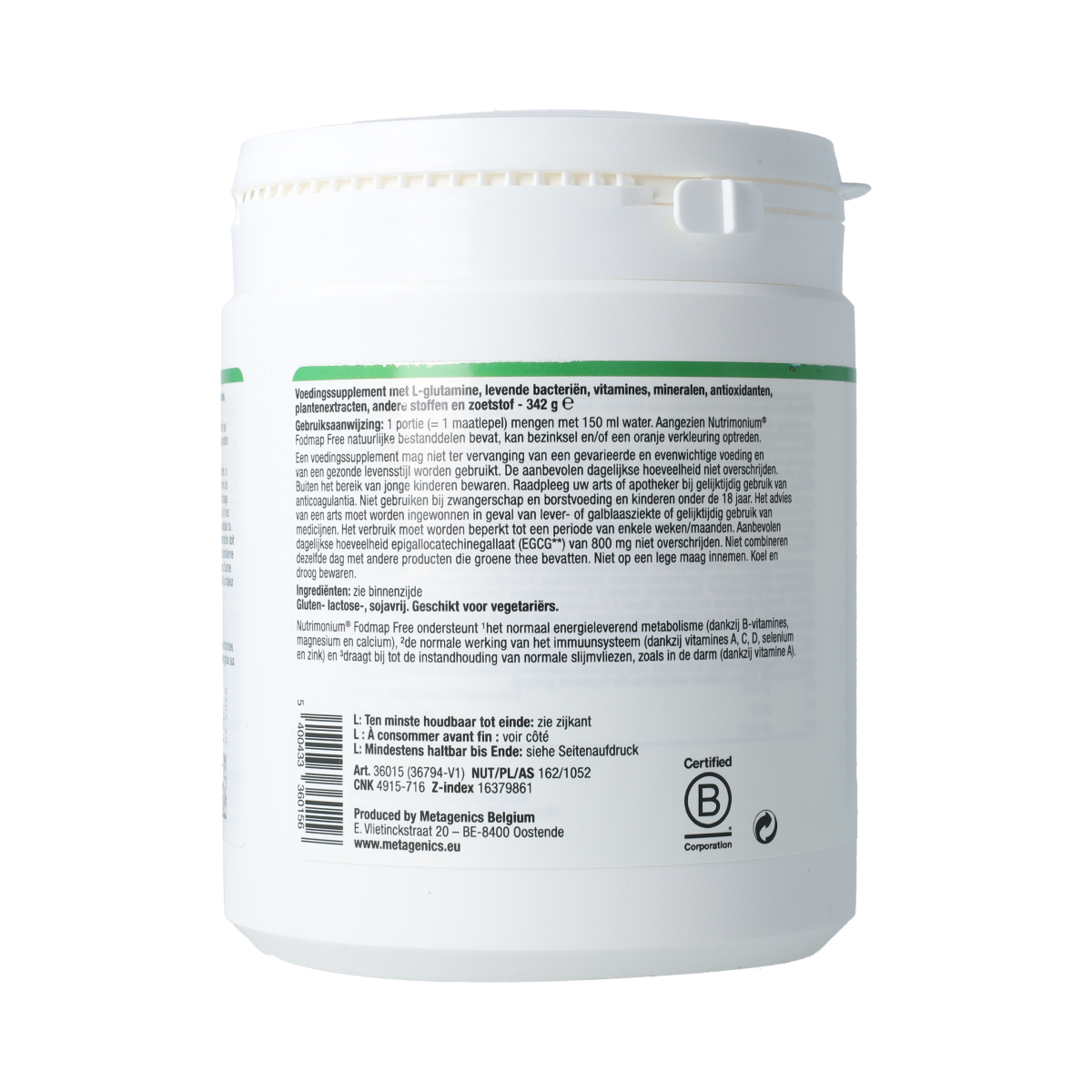Metagenics Nutrimonium fodmap free tropical 342.00 Gram