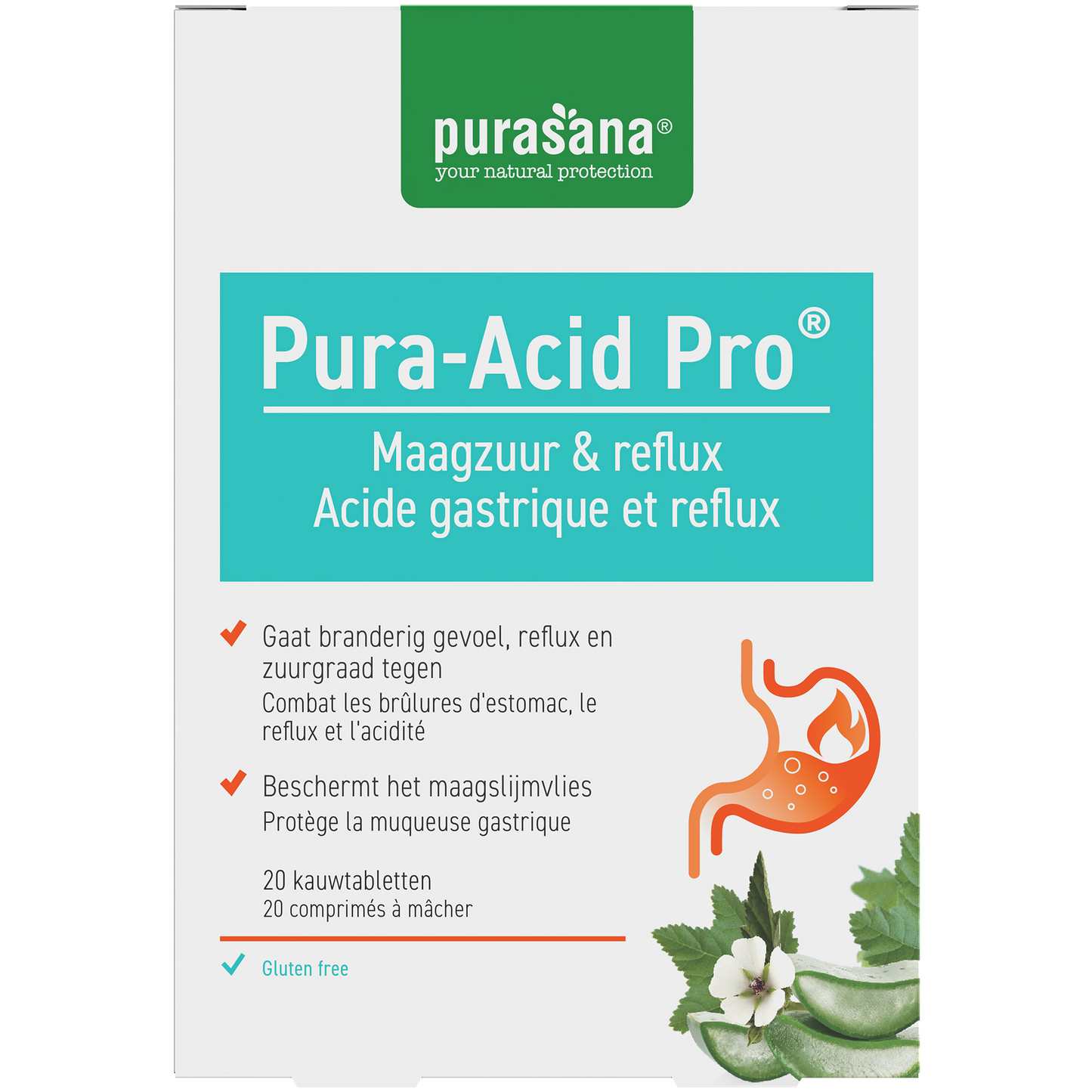 Purasana Pura-acid pro 20 Kauwtabletten
