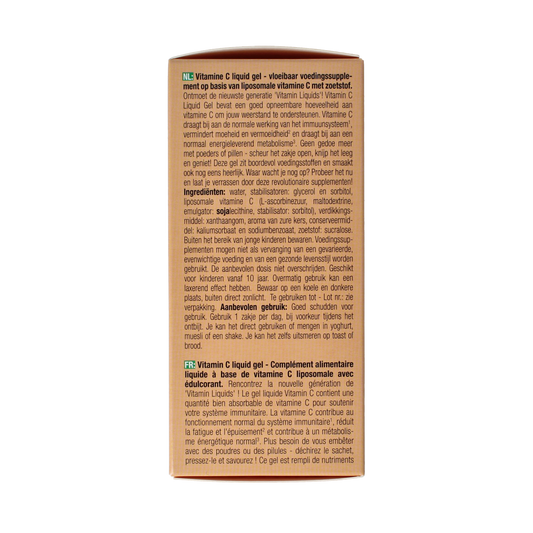 Purasana Vitamin C liquid gelstick 10ml 15.00 Stuks