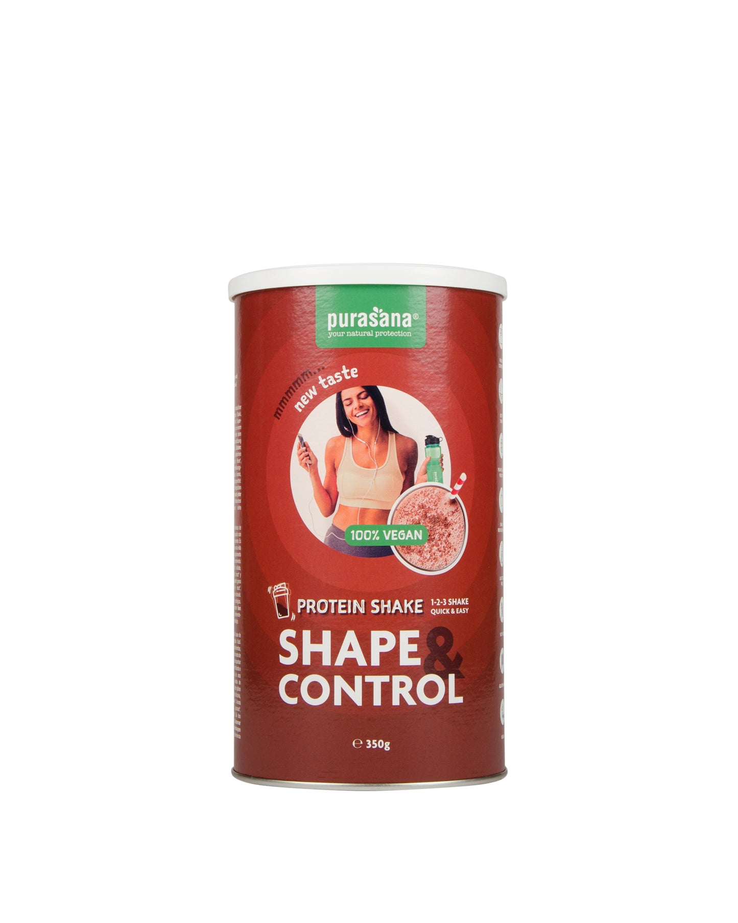 Purasana Shape & control proteine shake chocolate vegan 350 Gram