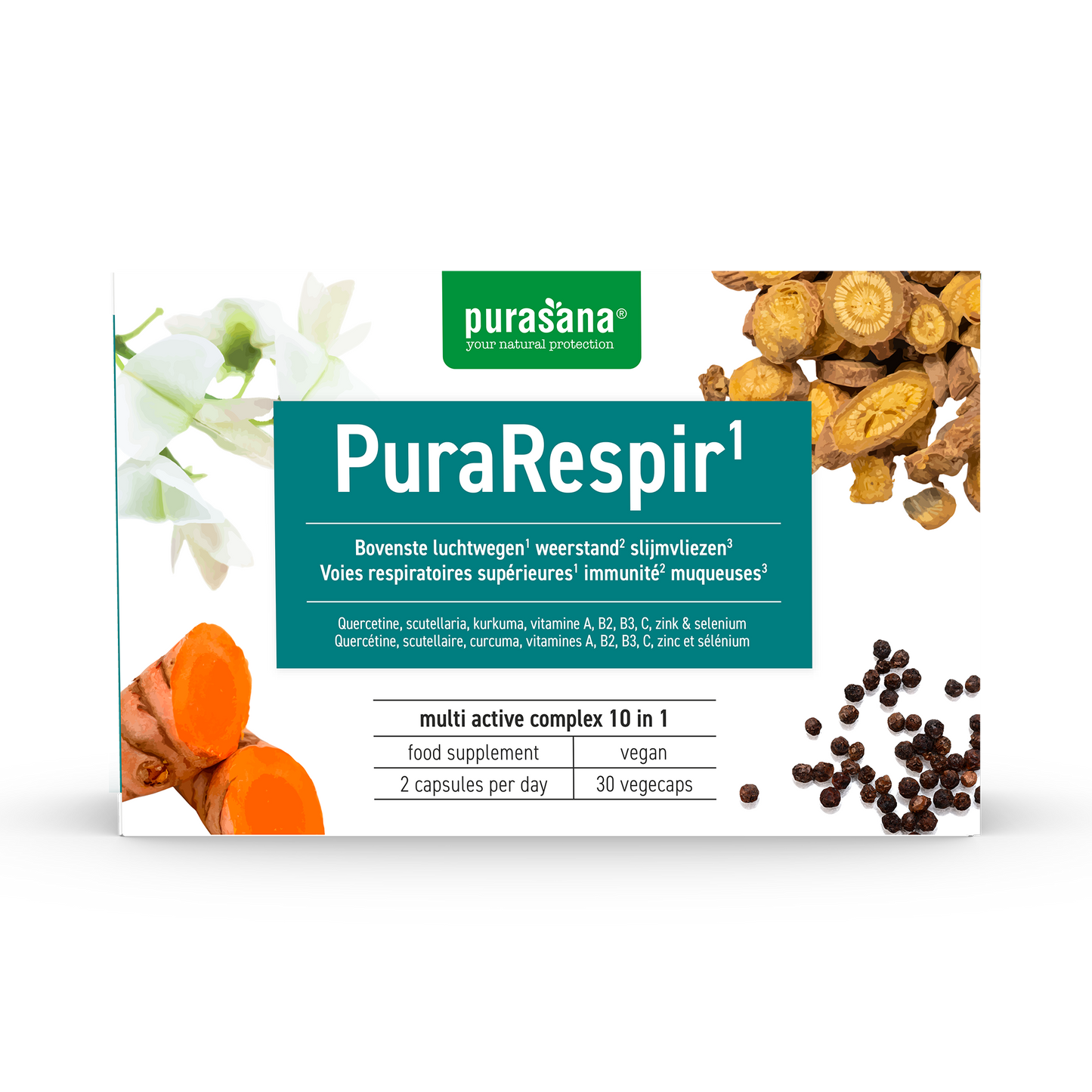 Purasana Purarespir 30 Vegetarische capsules