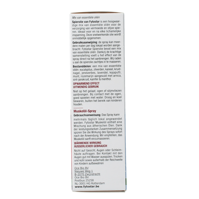 Fytostar Spierolie 30 Milliliter