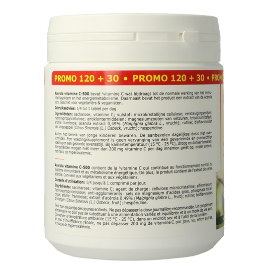 Fytostar Acerola vitamine C 500 kauwtablet 150 Tabletten