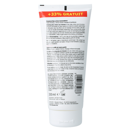 Fytostar Ginseng plus spiercreme +33% 200.00 Milliliter