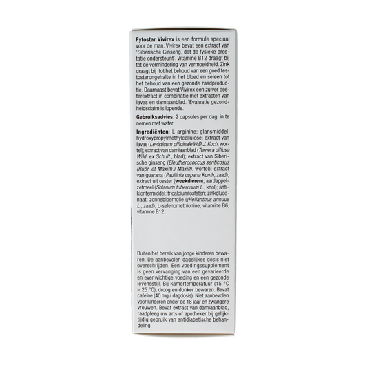 Fytostar Vivirex 60.00 Capsules