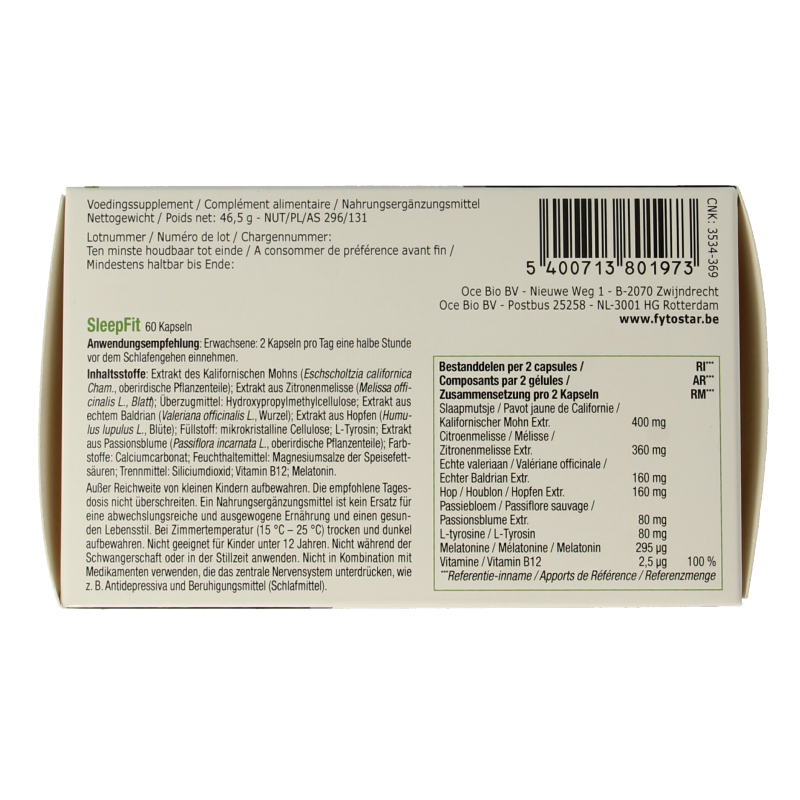 Fytostar Sleep fit maxi 60 Capsules