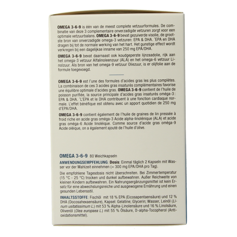 Fytostar Vianatura omega 3-6-9 80 Capsules