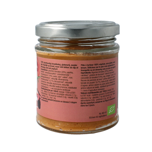 Nutribel Tomaten spread glutenvrij bio 170.00 Milliliter