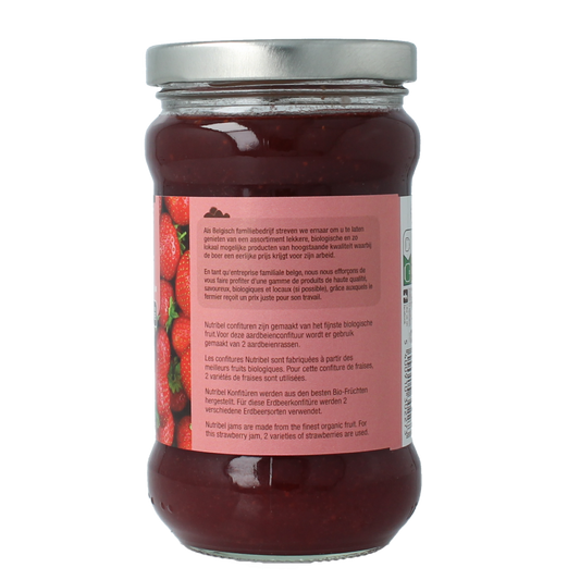 Nutribel Aardbeien confituur bio 340.00 Gram