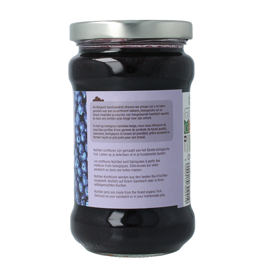 Nutribel Bosbessen confituur bio 340.00 Gram