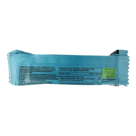 Nutribel Kokosreep met pure chocolade bio 40.00 Gram