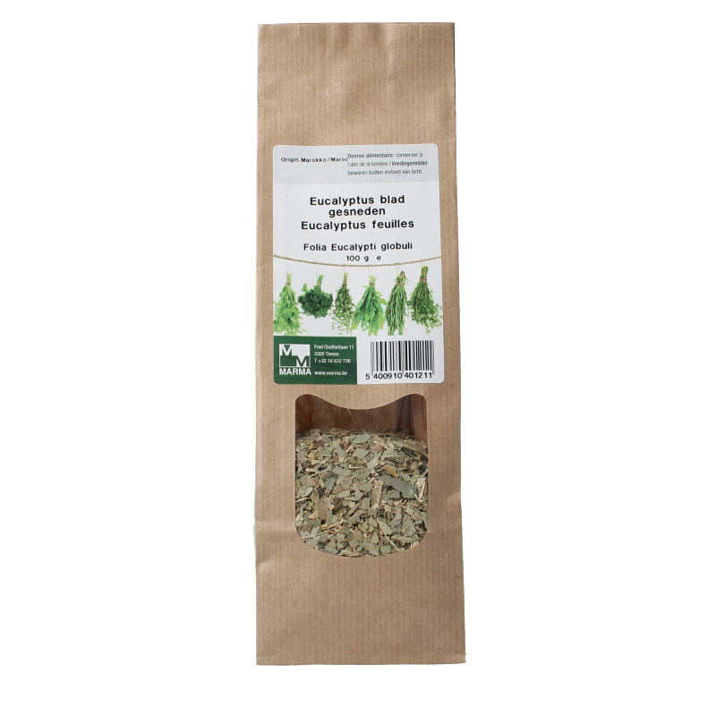 Marma Eucalyptus blad gesneden 100 Gram