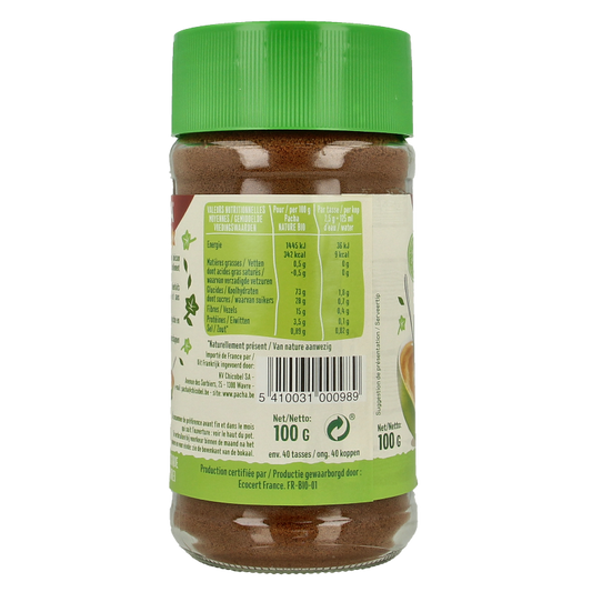 Pacha Instant koffie bio 100 Gram