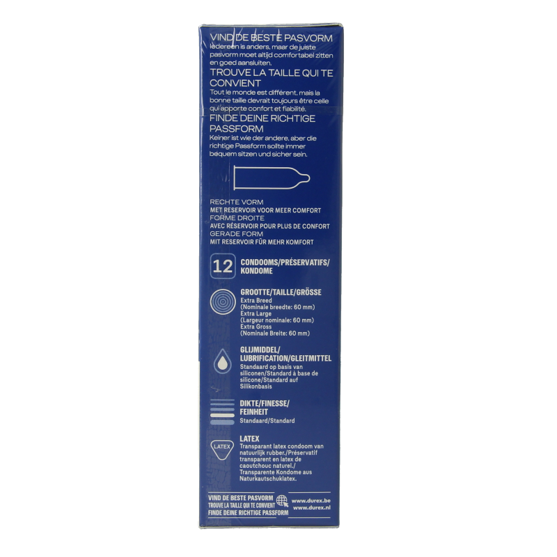 Durex Condooms XXL 12 Stuks