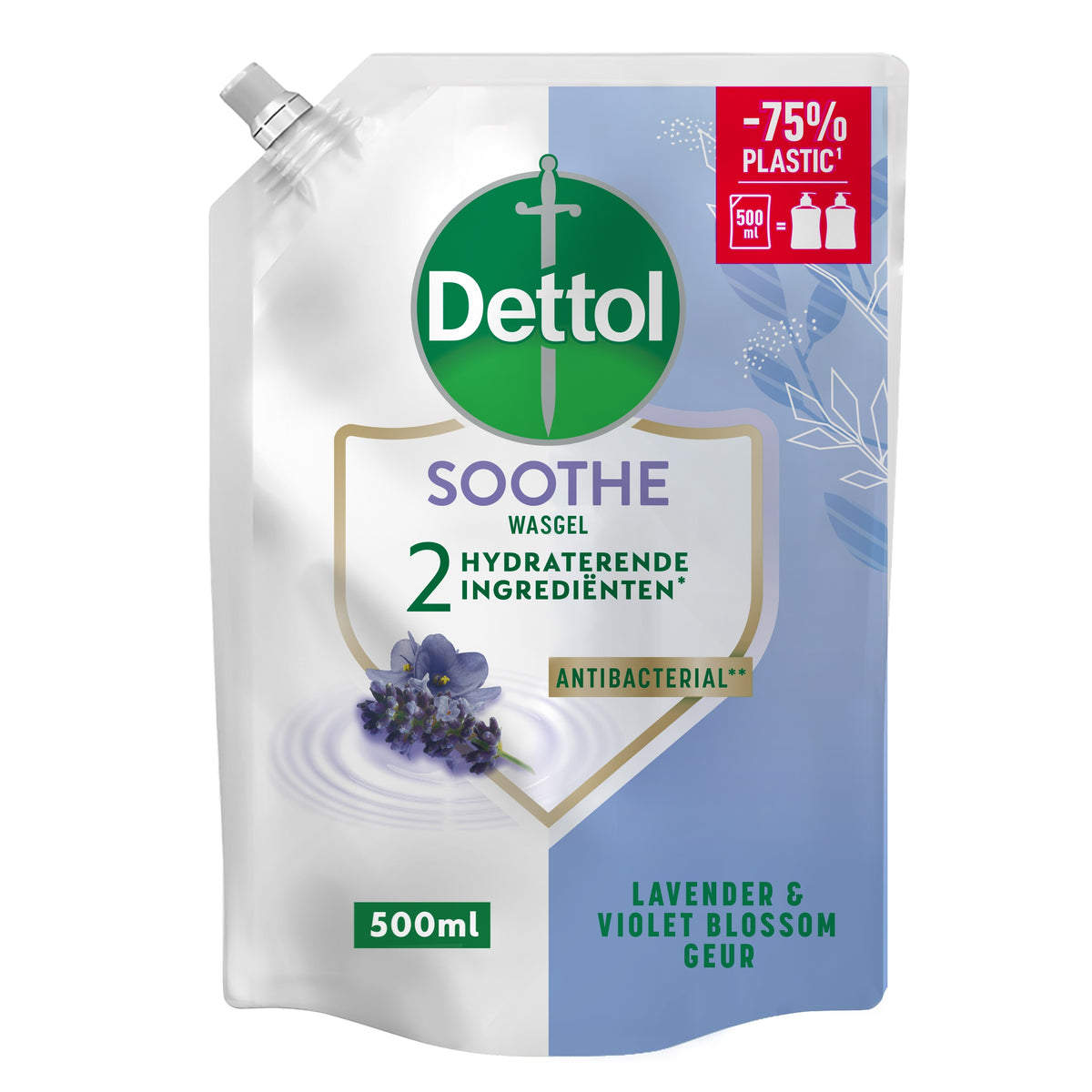 Dettol Refill handzeep relaxing lavender 500.00 Milliliter