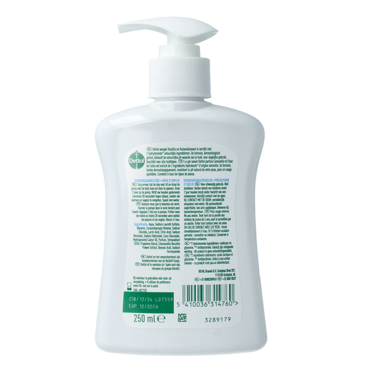 Dettol Handzeep extra care chamomile 250.00 Milliliter