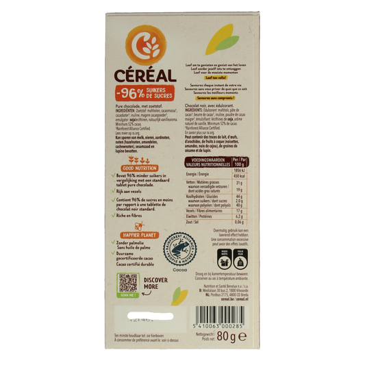 Cereal Tablet puur maltitol 80 Gram