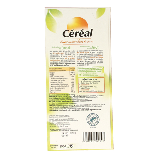 Cereal Tablet praline maltitol 100 Gram
