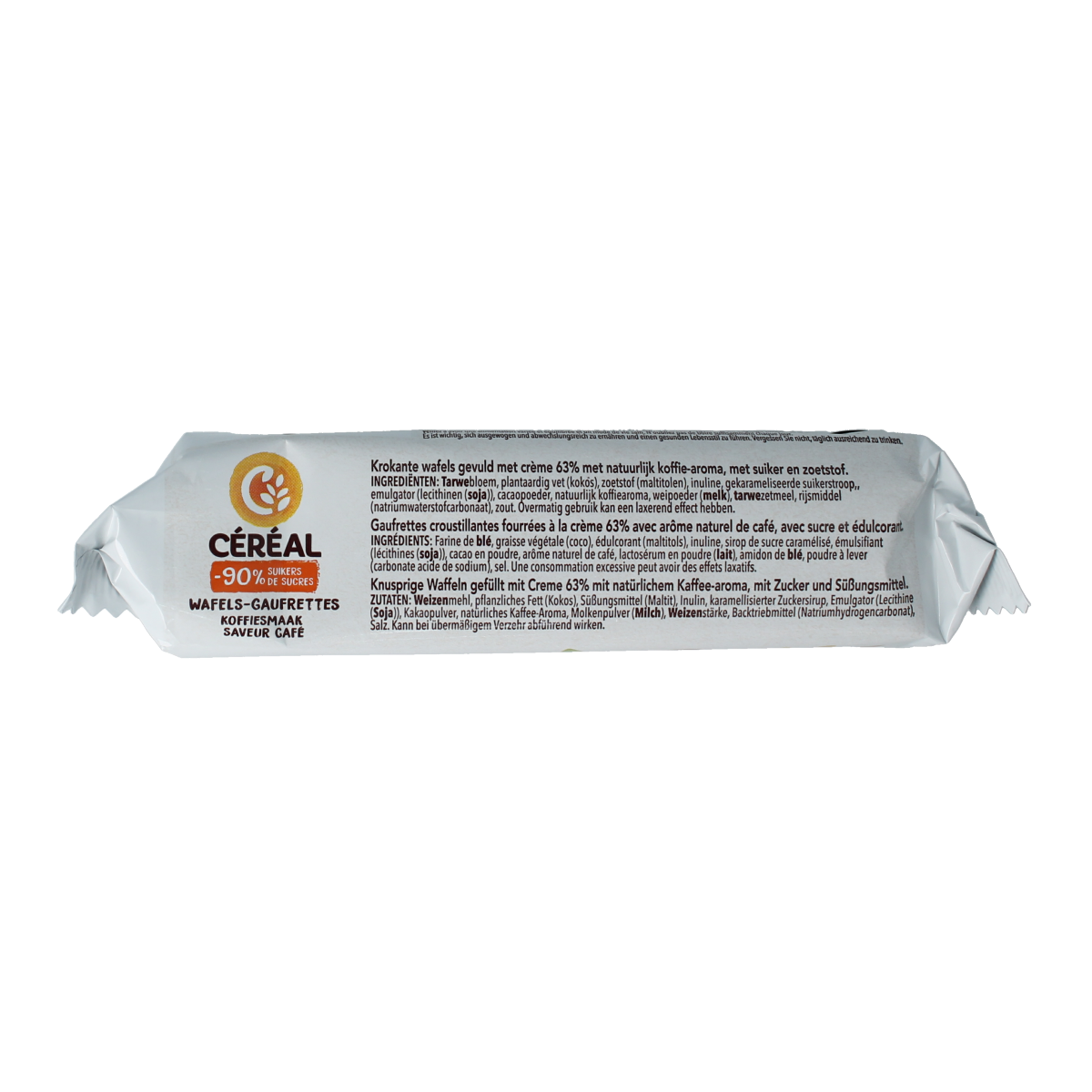 Cereal Koffiewafels minder suiker maltitol 90.00 Gram