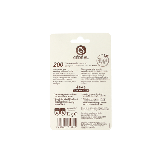 Cereal Stevia sweet 200 Tabletten