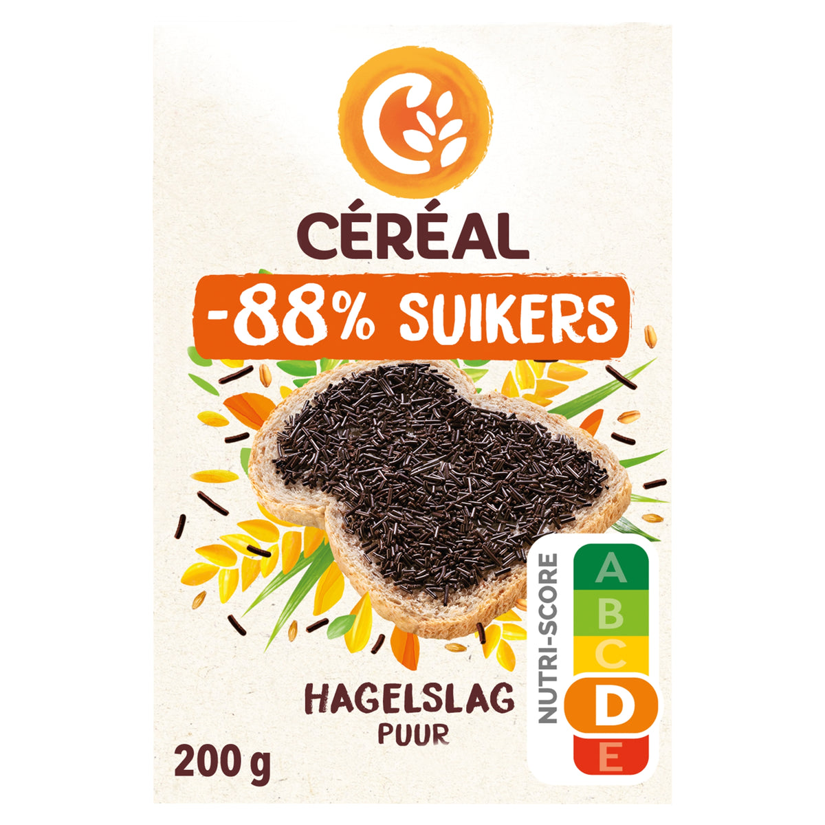 Cereal Hagelslag puur 200.00 Gram