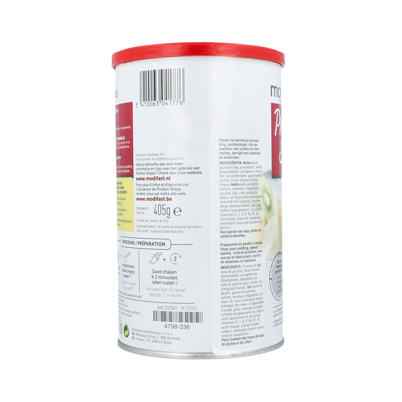 Modifast Proteine shape pudding vanilla 405 Gram