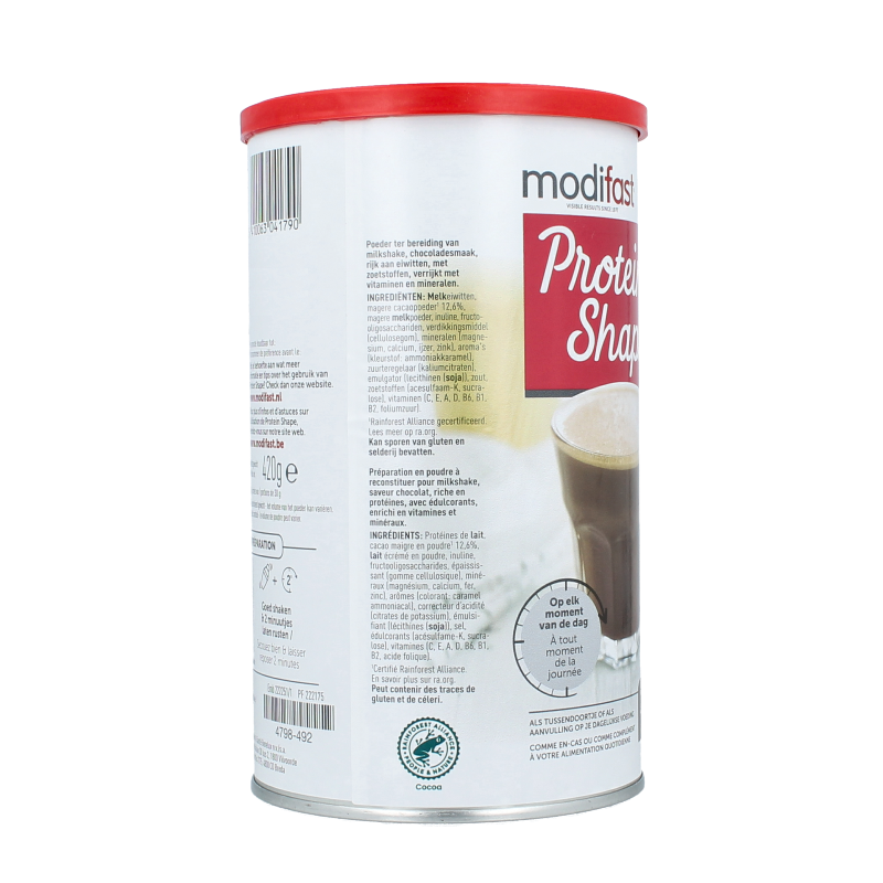 Modifast Proteine shape milkshake chocolate 420 Gram