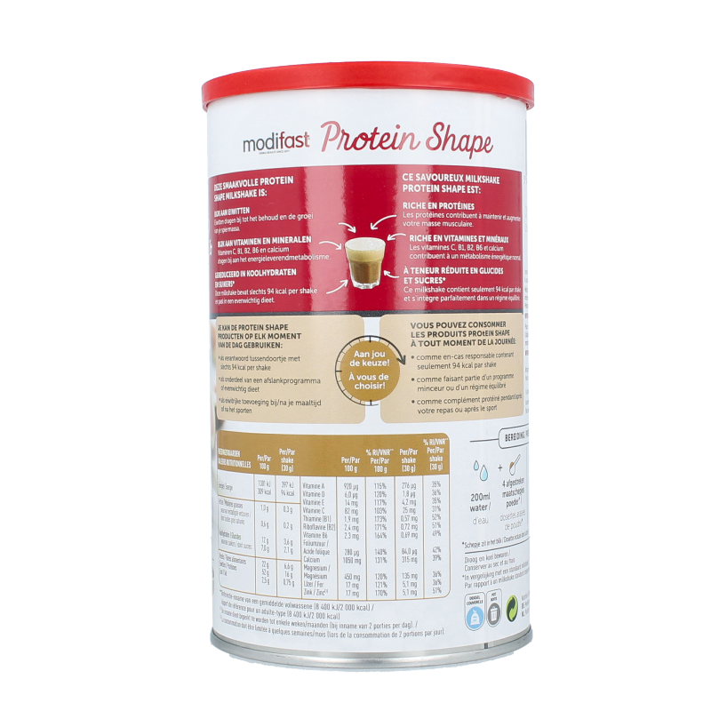 Modifast Proteine shape milkshake cappuccino 420 Gram