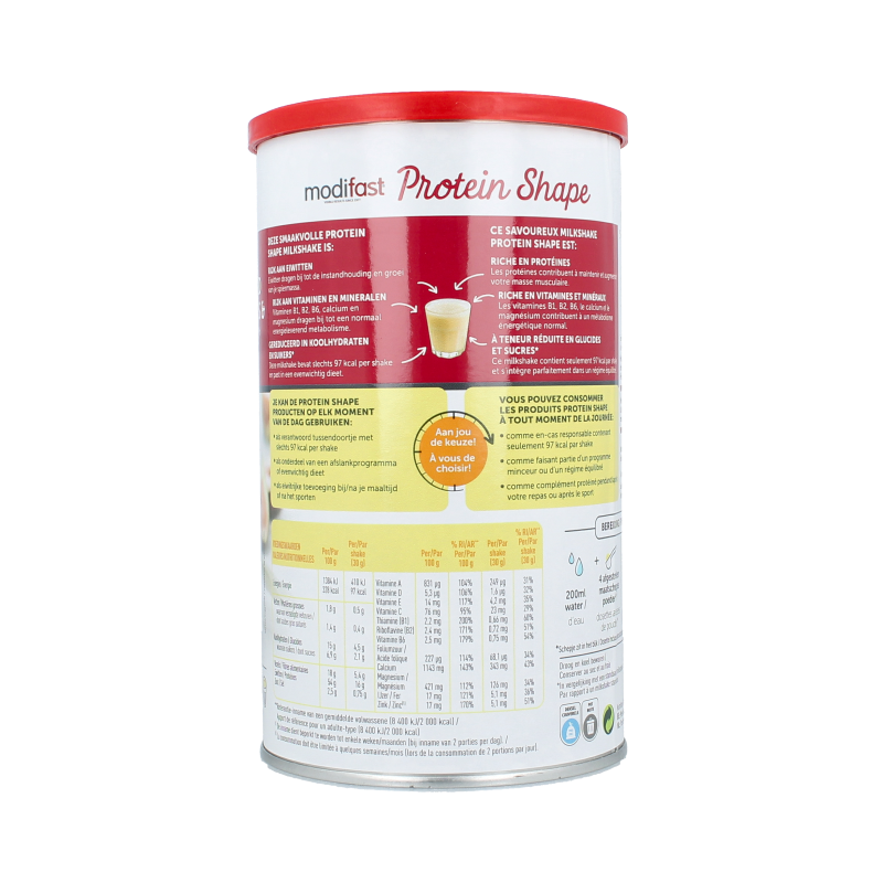 Modifast Proteine shape milkshake vanille 420 Gram