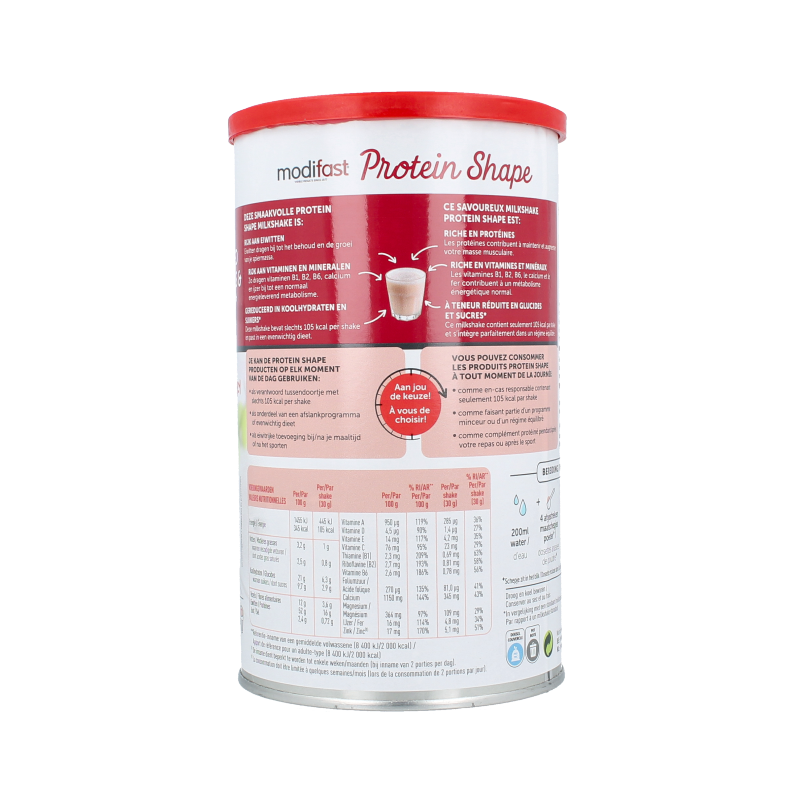 Modifast Proteine shape milkshake strawberry 420 Gram