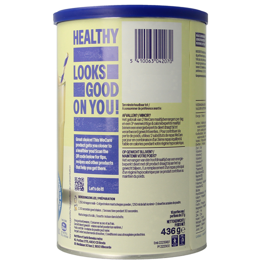 WeCare Meal replacement shake golden banana 436.00 Gram