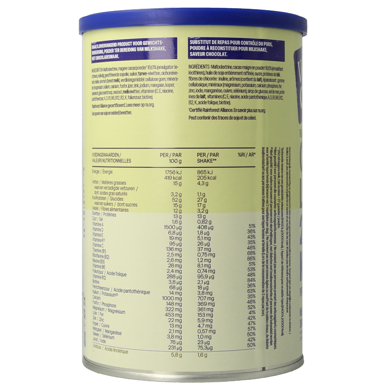 WeCare Meal replacement shake chocolate 436 Gram