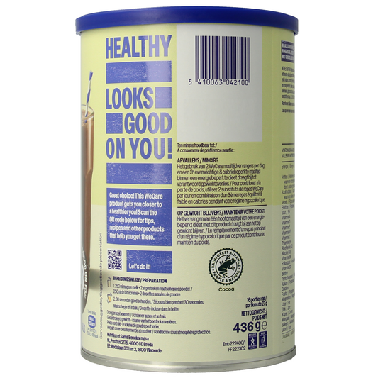 WeCare Meal replacement shake chocolate 436.00 Gram