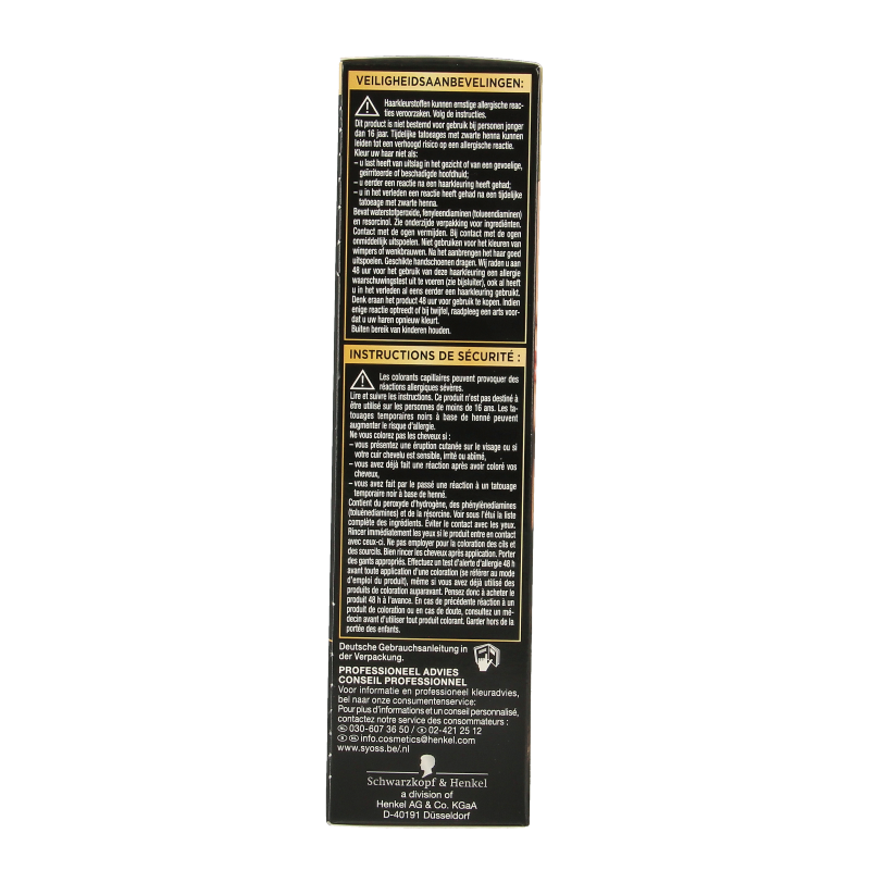 Syoss Color Oleo Intense 2-10 bruinzwart haarverf 1 Set