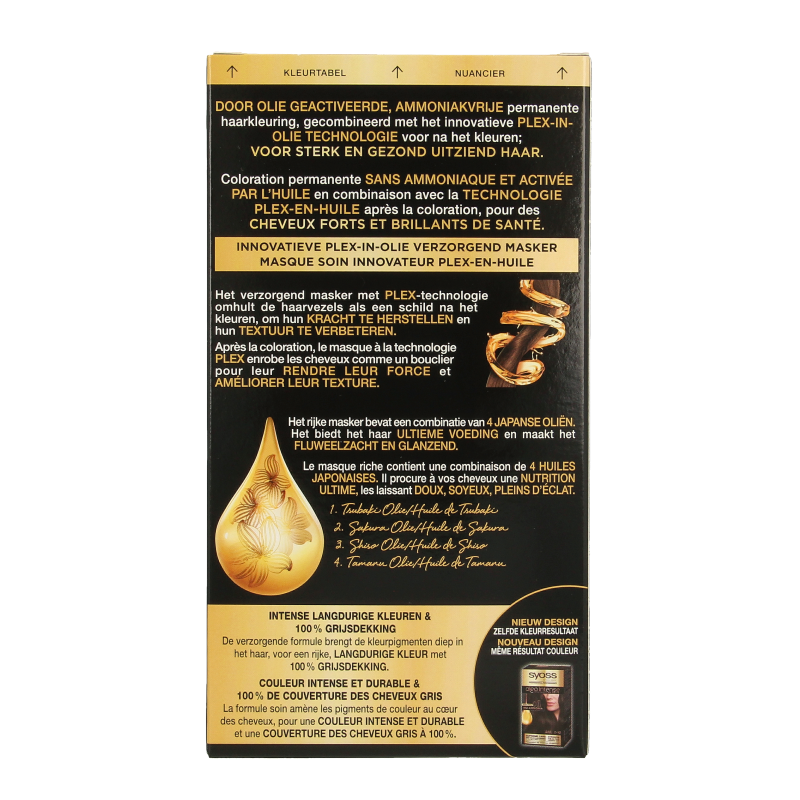 Syoss Color Oleo Intense 2-10 bruinzwart haarverf 1 Set