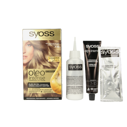 Syoss Color Oleo Intense 7-10 natuurlijk blond haarverf 1 Set