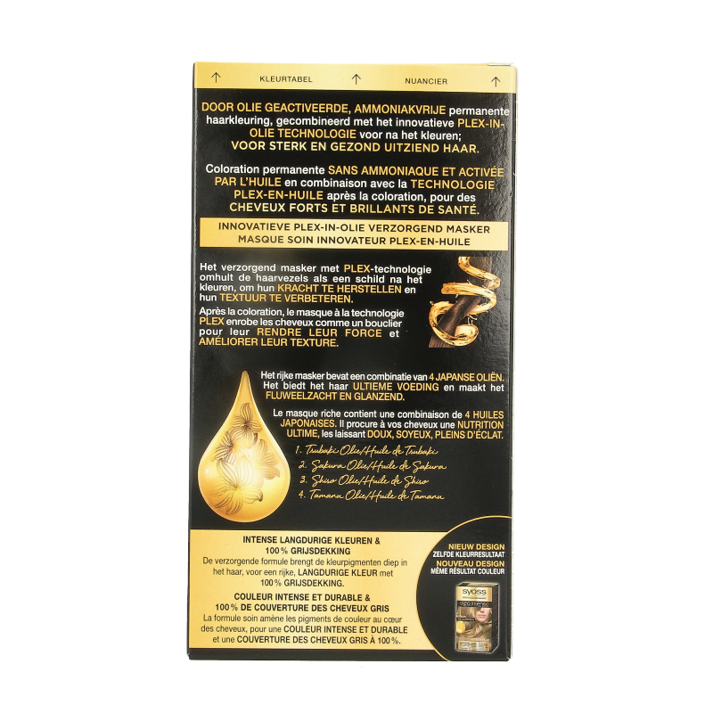 Syoss Color Oleo Intense 7-10 natuurlijk blond haarverf 1 Set