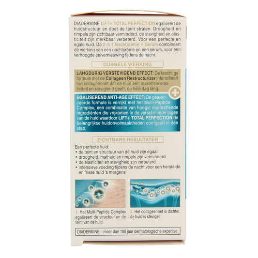 Diadermine Lift+ perfect total perfection night cream & serum 50 Milliliter