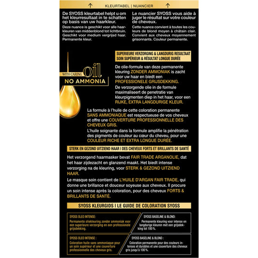 Syoss Color Oleo Intense 6-76 warm koperblond haarverf 1 Set